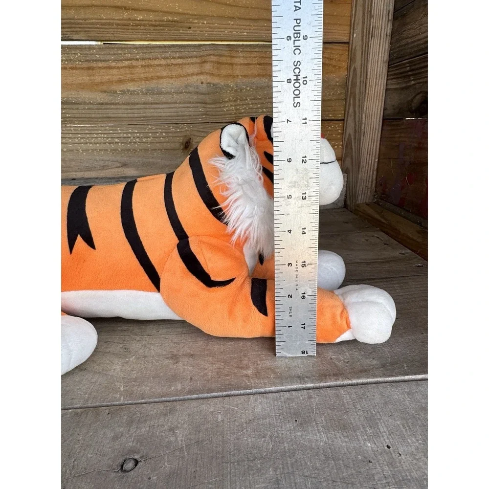 Disney‎ Store Aladdin Jasmine's Tiger RAJAH Laying Down Plush Stuffed Animal 14